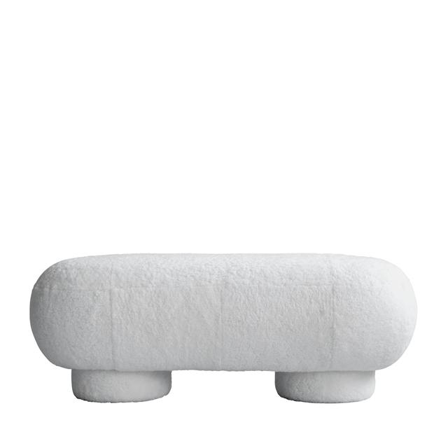 101 Copenhagen Big Foot Bænk Sheep Skin